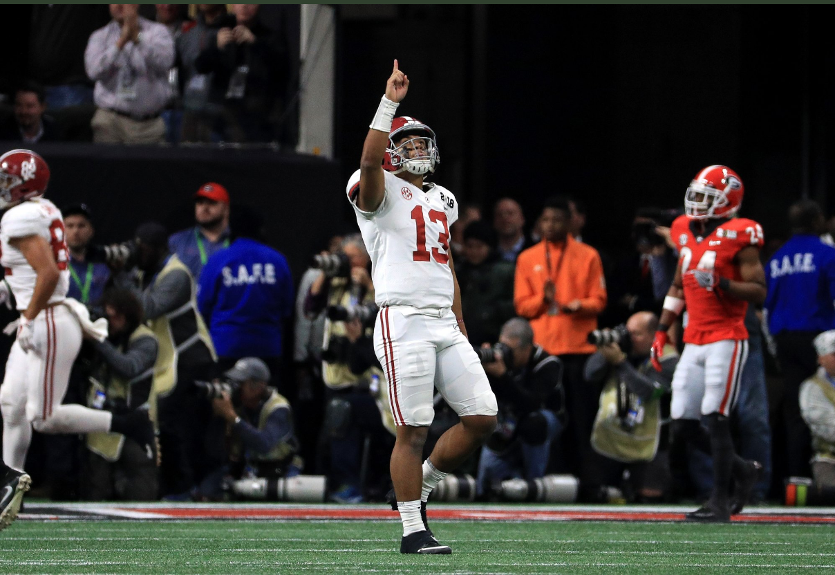 A Legend Is Born: Alabama Freshman Tua Tagovailoa Leads Epic Title