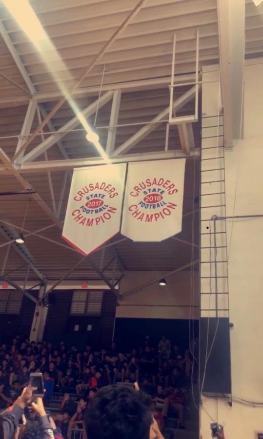 2018 Football State Championship Banner Reveal
