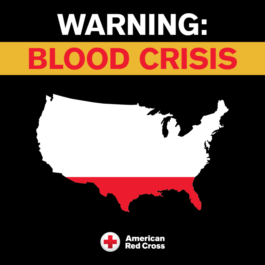 Red Cross Experiences National Blood Crisis