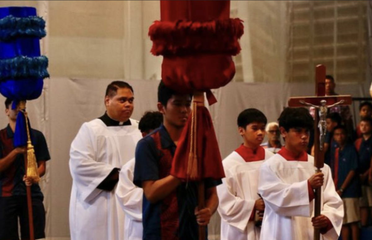 The school gathers regularly for mass and to celebrate the traditions of a Marianist education.
